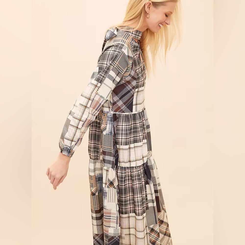 Anthropologie Damson Madder Patchwork Maxi Dress - Picture 8 of 8